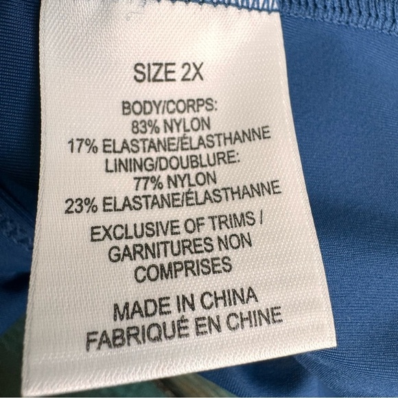 Pennington’s A-Line Tankini Top Size 2X - Picture 13 of 14